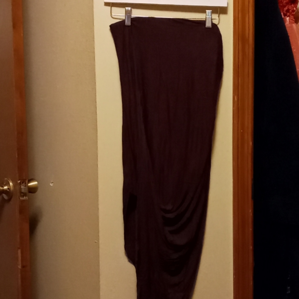Deep purple skirt